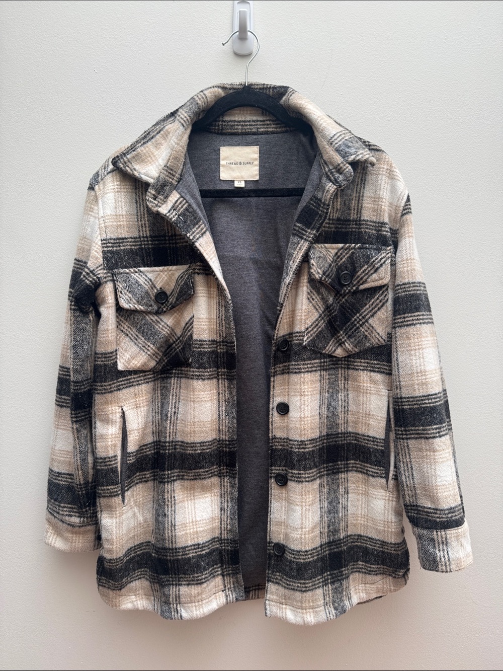 Thread & Supply Plaid Shacket